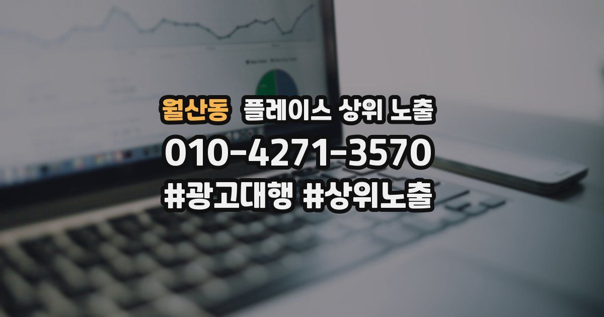 월산동 플레이스 상위 노출