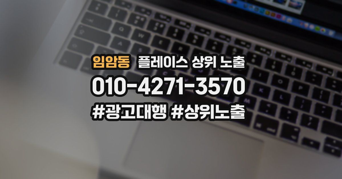 임암동 플레이스 상위 노출