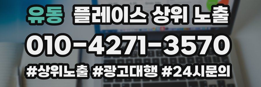 유동 플레이스 상위 노출