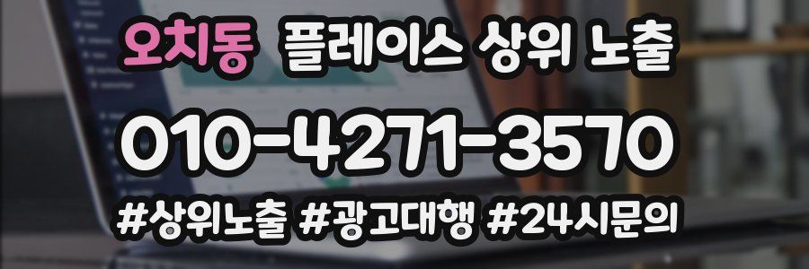 오치동 플레이스 상위 노출