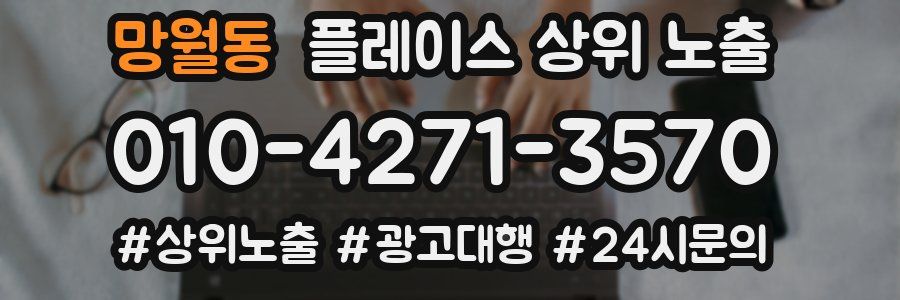 망월동 플레이스 상위 노출
