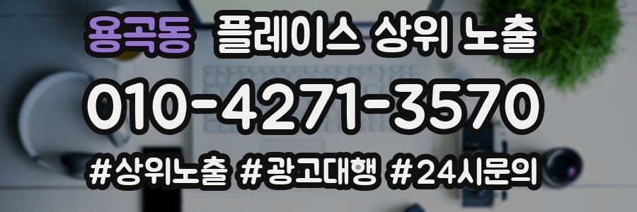 용곡동 플레이스 상위 노출