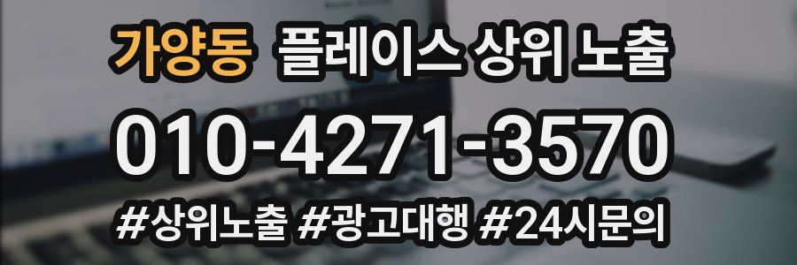 가양동 플레이스 상위 노출