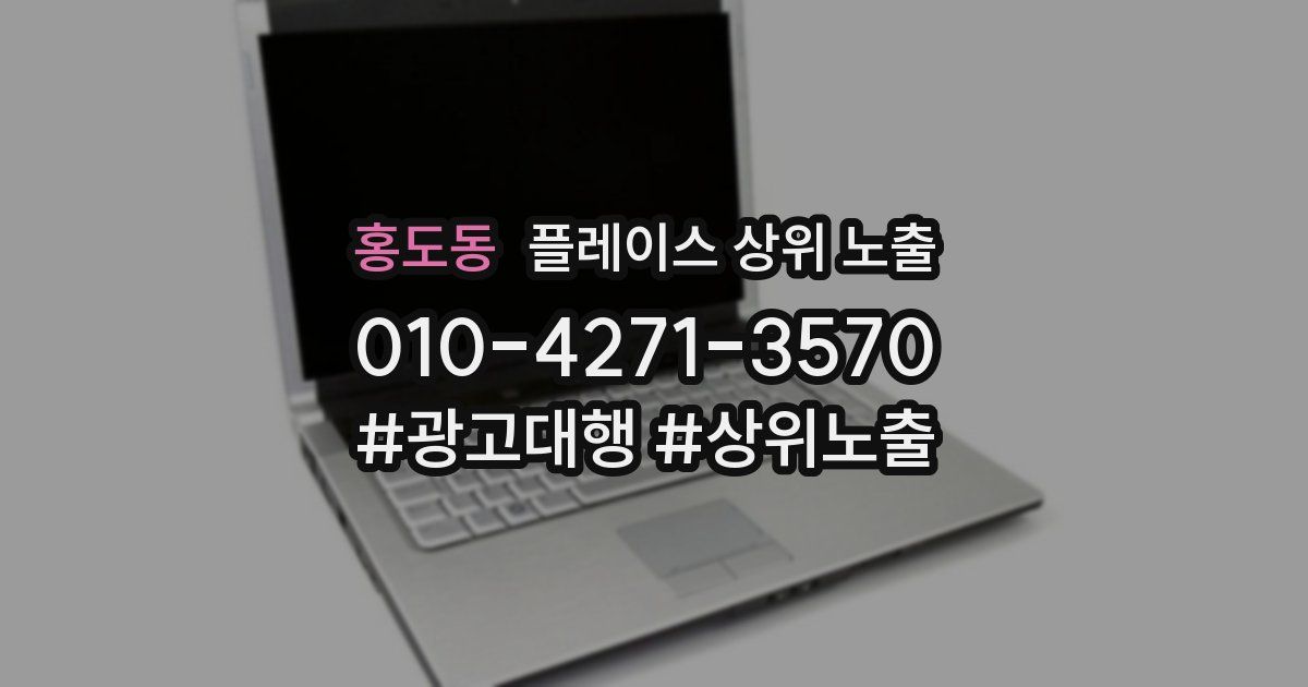 홍도동 플레이스 상위 노출
