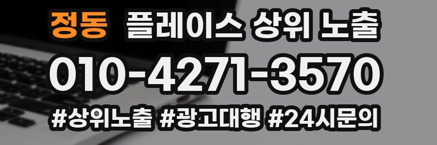 정동 플레이스 상위 노출