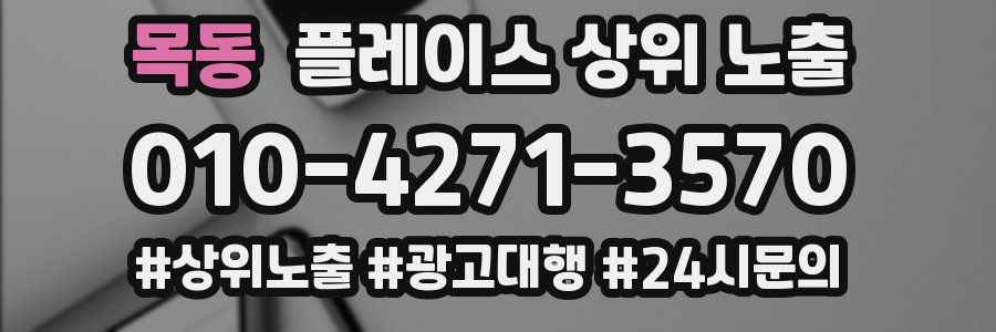 목동 플레이스 상위 노출
