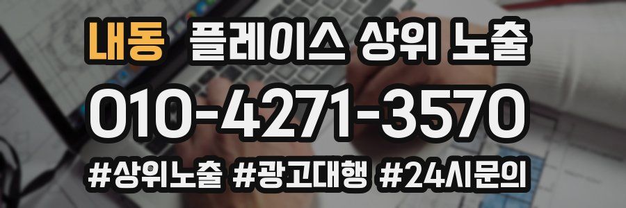 내동 플레이스 상위 노출