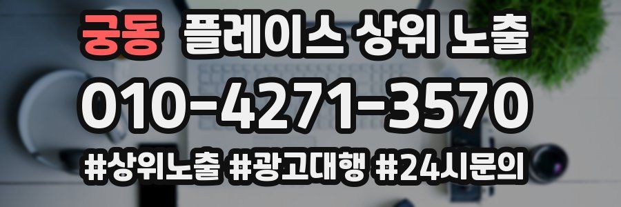궁동 플레이스 상위 노출
