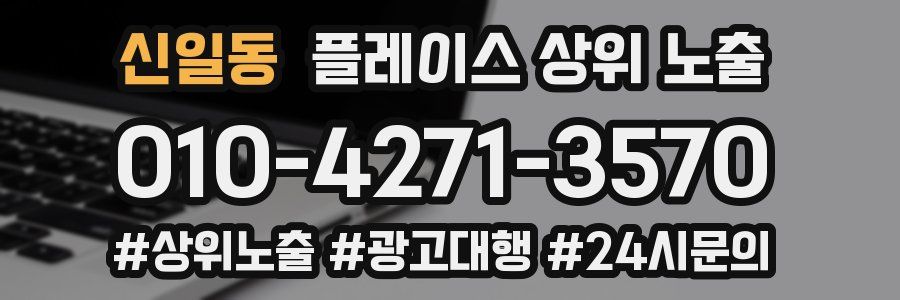 신일동 플레이스 상위 노출
