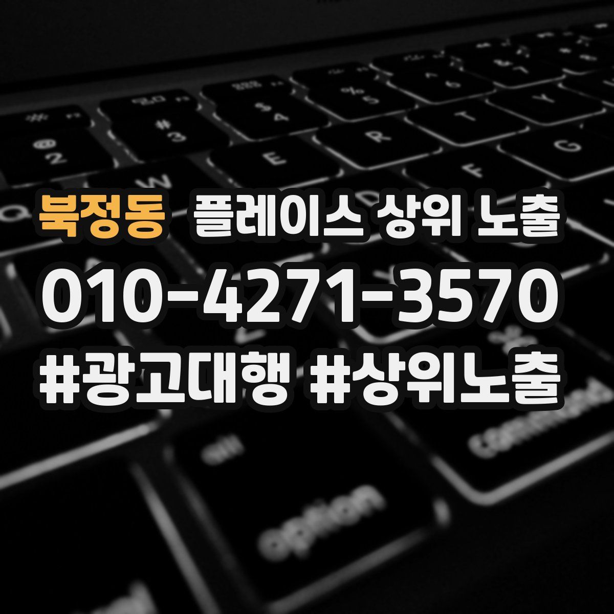 북정동 플레이스 상위 노출