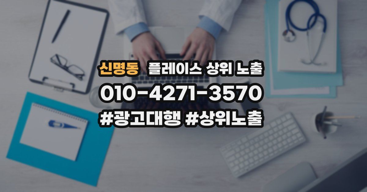 신명동 플레이스 상위 노출