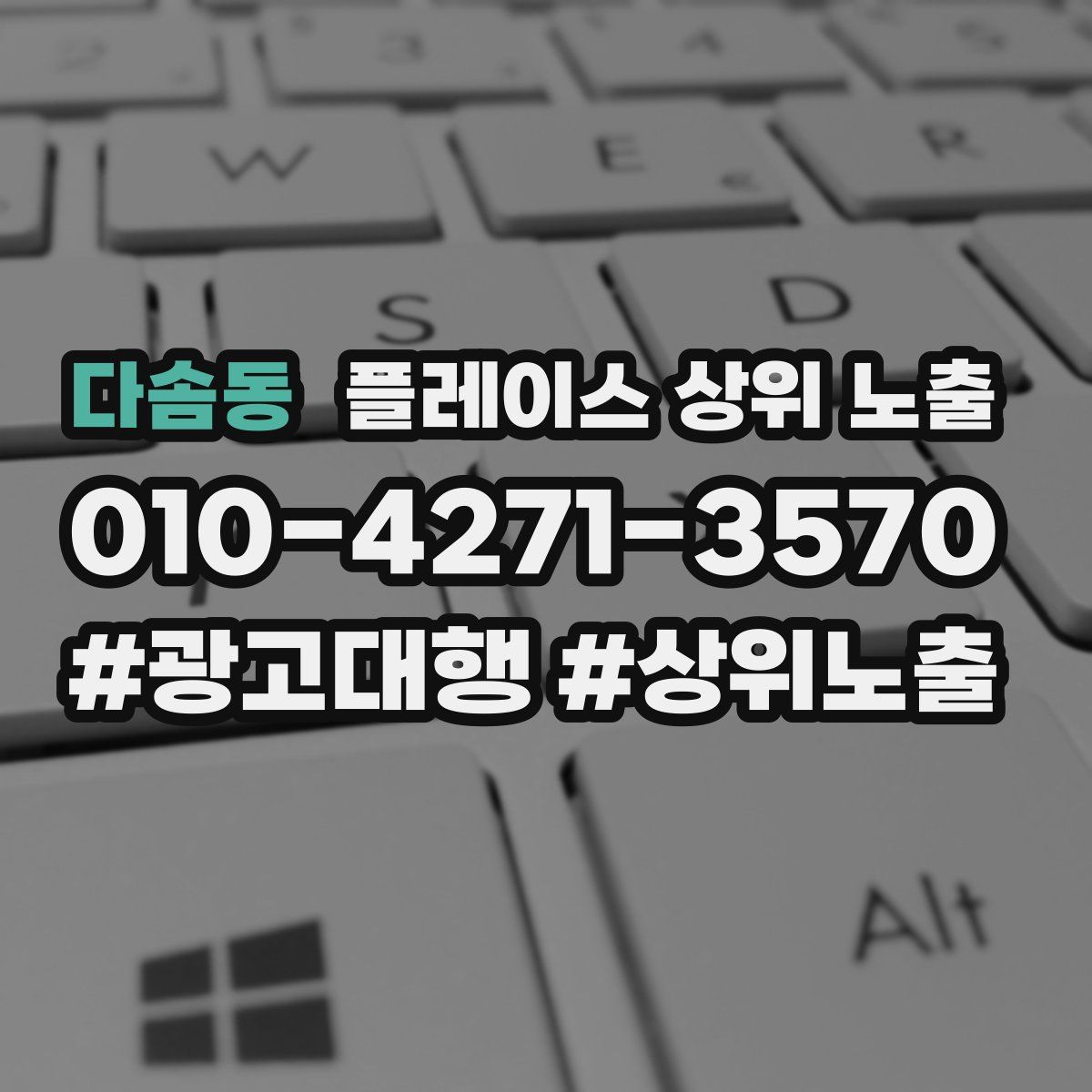 다솜동 플레이스 상위 노출