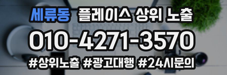 세류동 플레이스 상위 노출