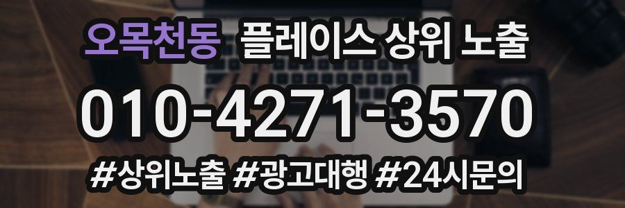 오목천동 플레이스 상위 노출