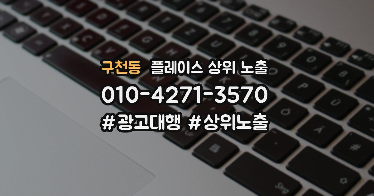 구천동 플레이스 상위 노출
