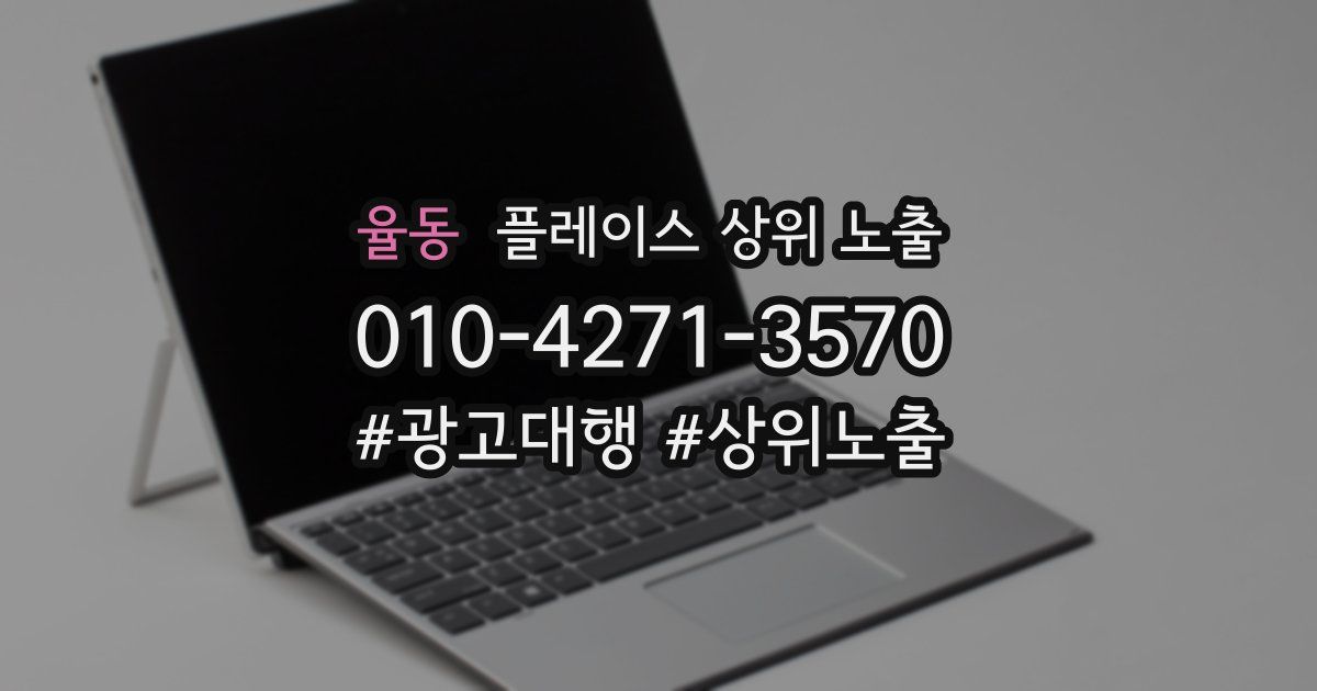 율동 플레이스 상위 노출