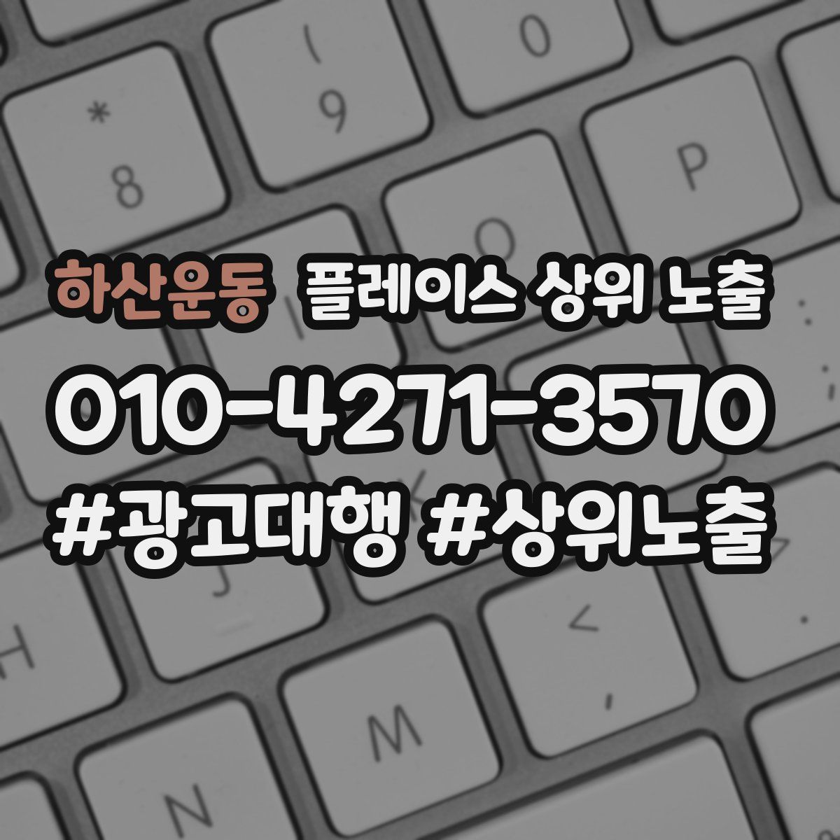 하산운동 플레이스 상위 노출