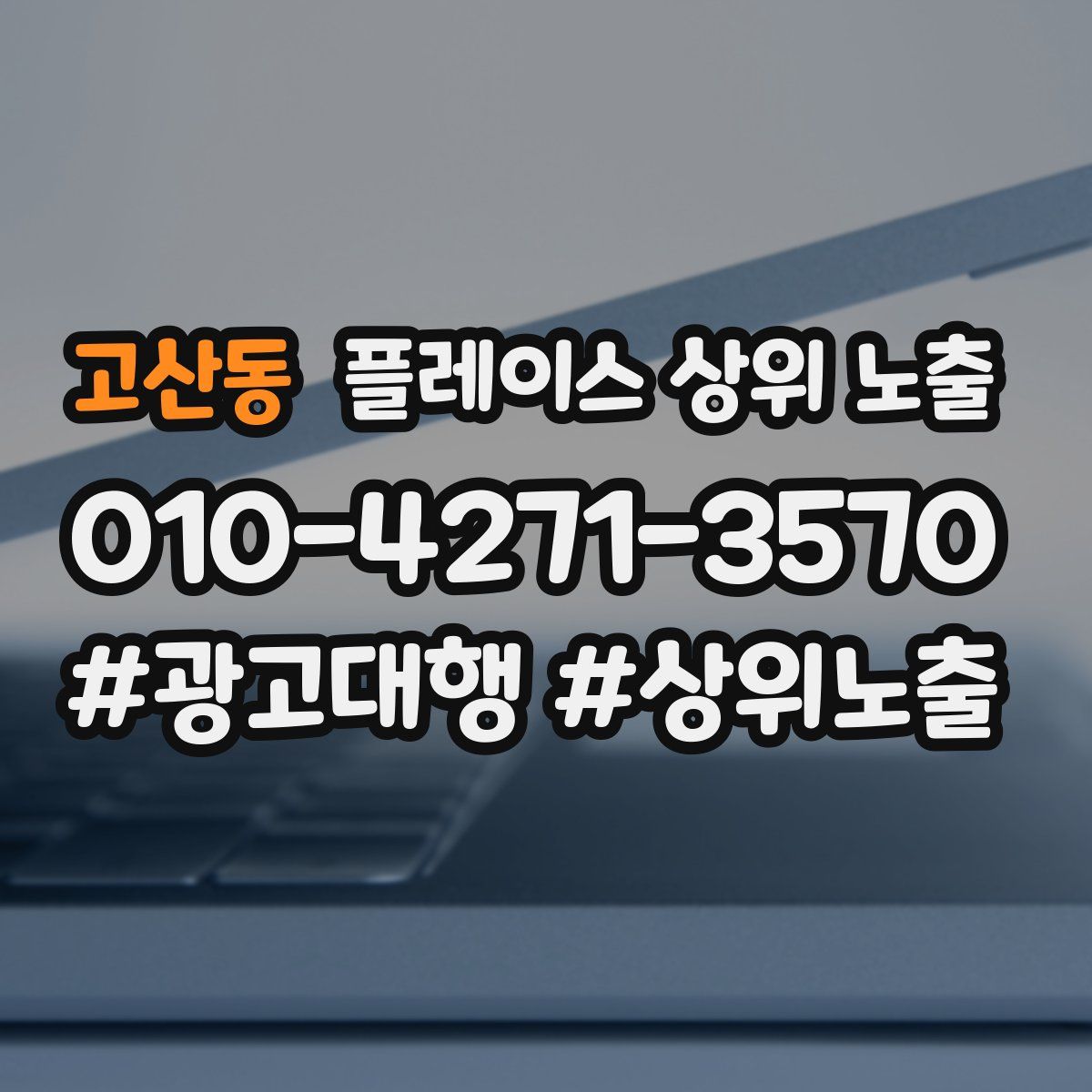 고산동 플레이스 상위 노출