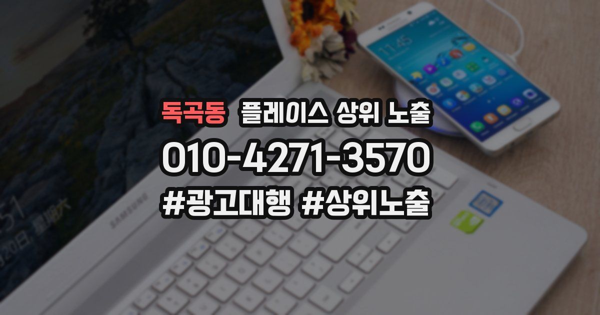 독곡동 플레이스 상위 노출