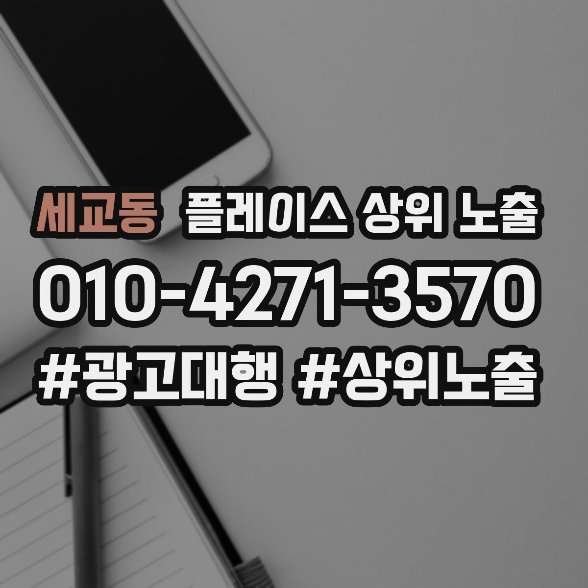 세교동 플레이스 상위 노출