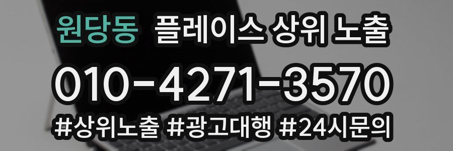 원당동 플레이스 상위 노출