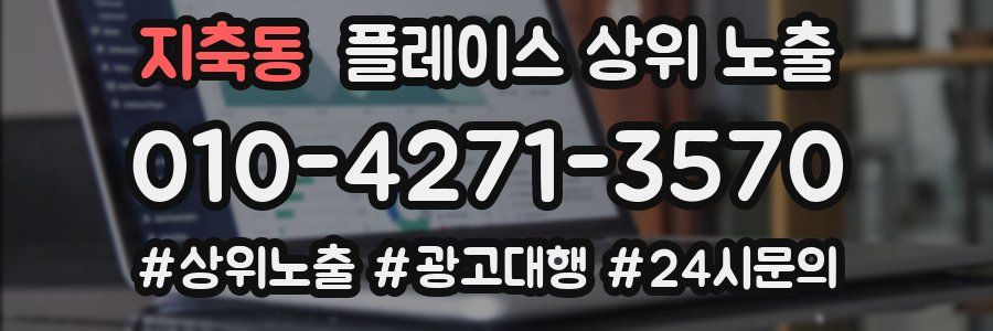 지축동 플레이스 상위 노출