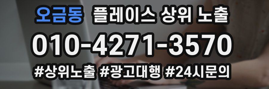 오금동 플레이스 상위 노출
