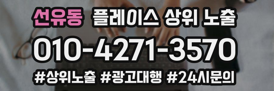 선유동 플레이스 상위 노출
