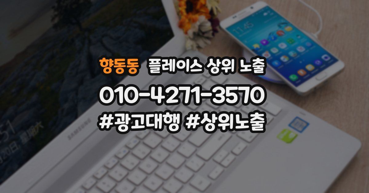 향동동 플레이스 상위 노출