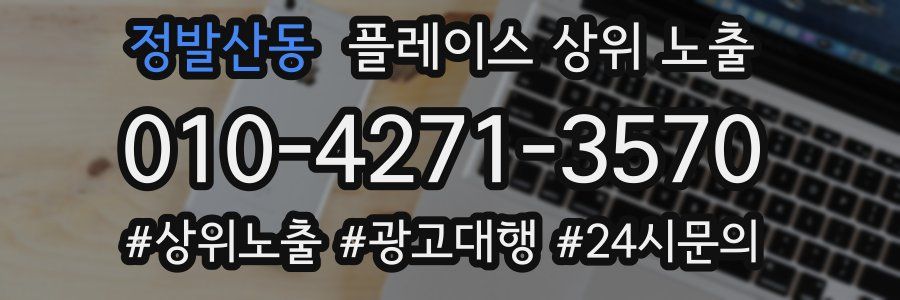 정발산동 플레이스 상위 노출