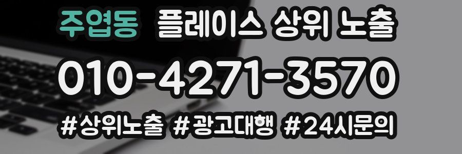주엽동 플레이스 상위 노출