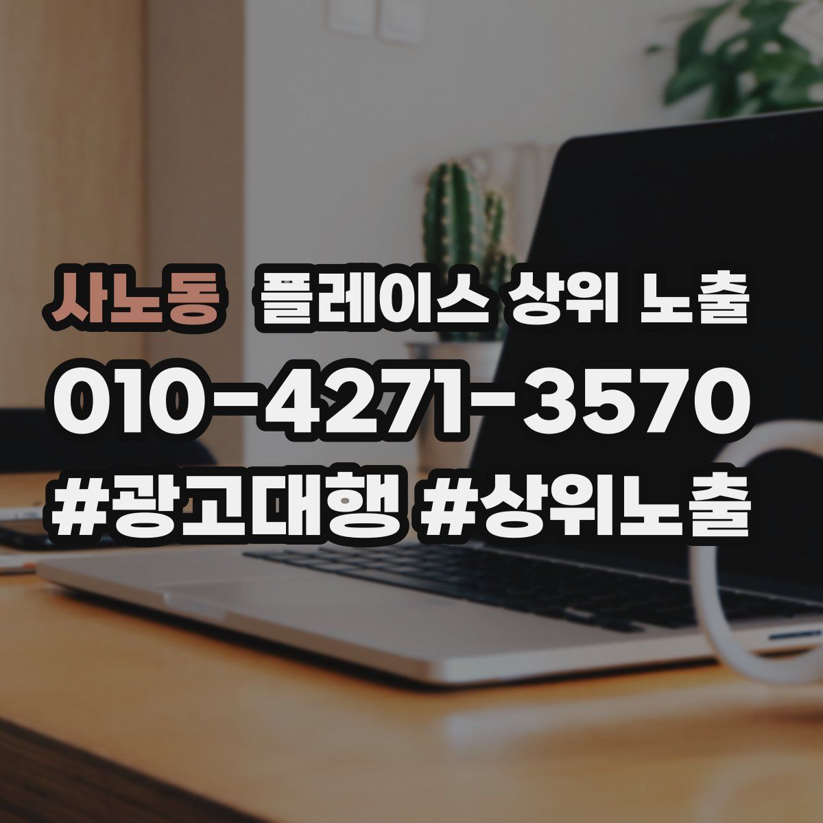 사노동 플레이스 상위 노출