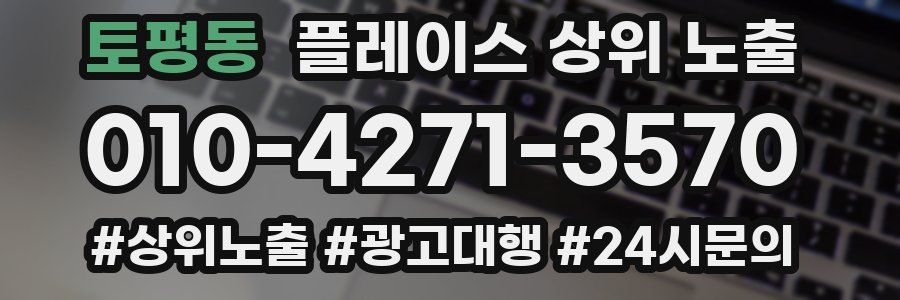 토평동 플레이스 상위 노출