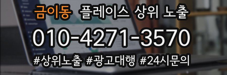 금이동 플레이스 상위 노출