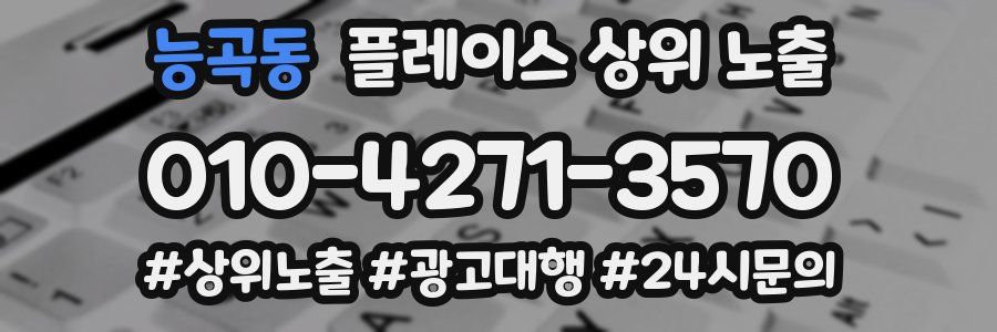 능곡동 플레이스 상위 노출