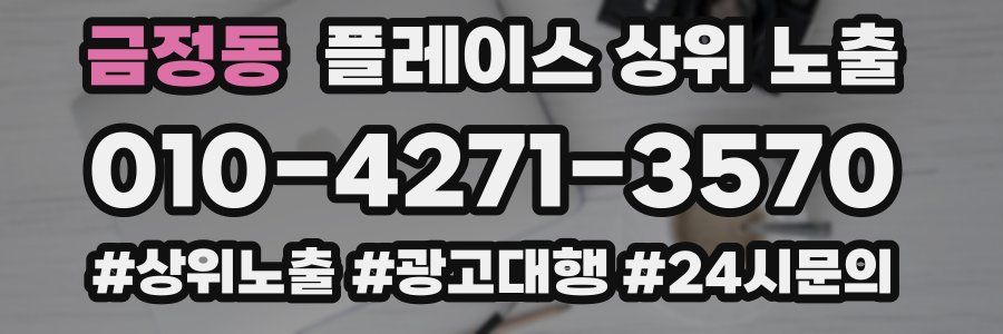 금정동 플레이스 상위 노출