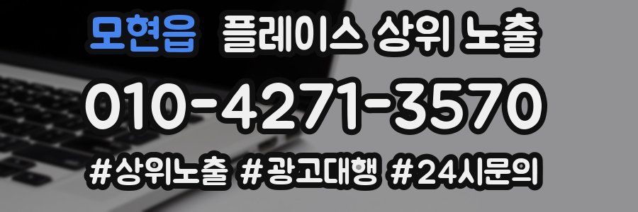 모현읍 플레이스 상위 노출
