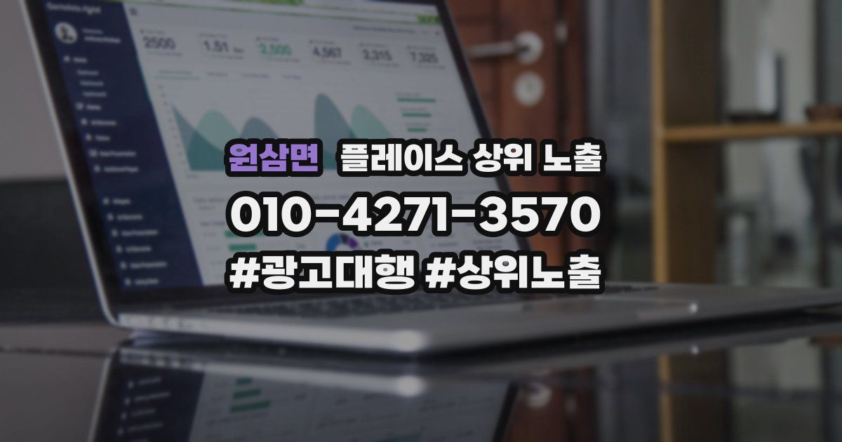 원삼면 플레이스 상위 노출