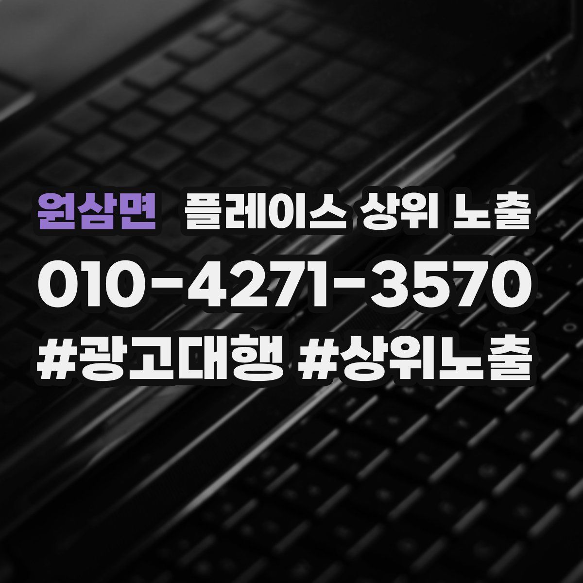 원삼면 플레이스 상위 노출