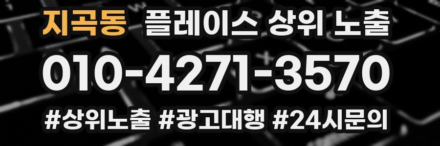 지곡동 플레이스 상위 노출