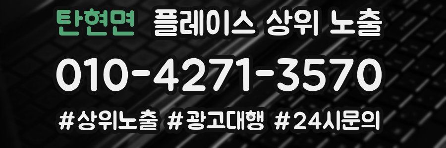 탄현면 플레이스 상위 노출