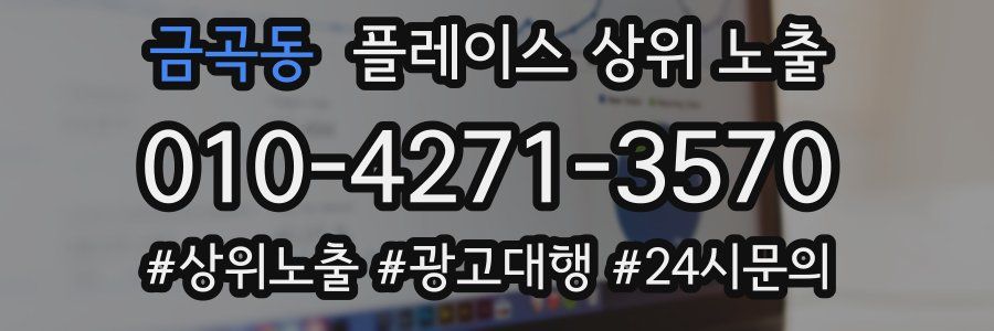 금곡동 플레이스 상위 노출
