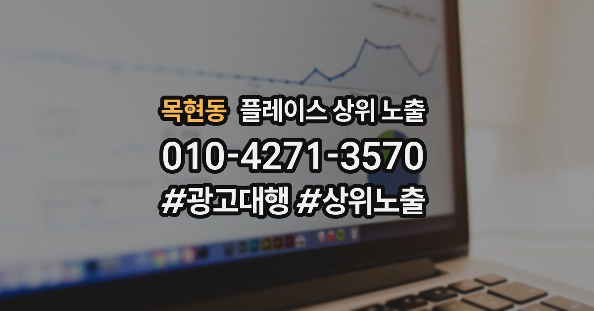 목현동 플레이스 상위 노출