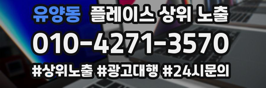 유양동 플레이스 상위 노출
