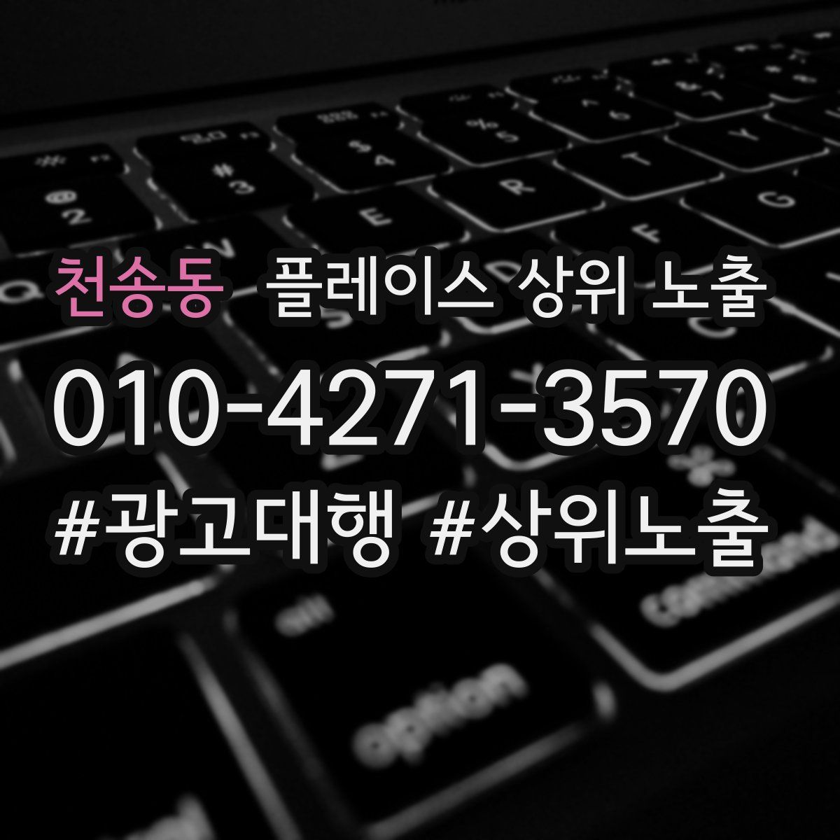 천송동 플레이스 상위 노출