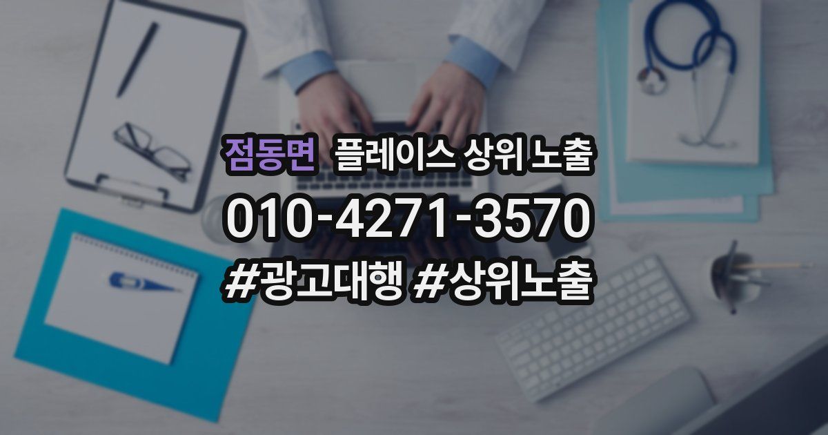 점동면 플레이스 상위 노출