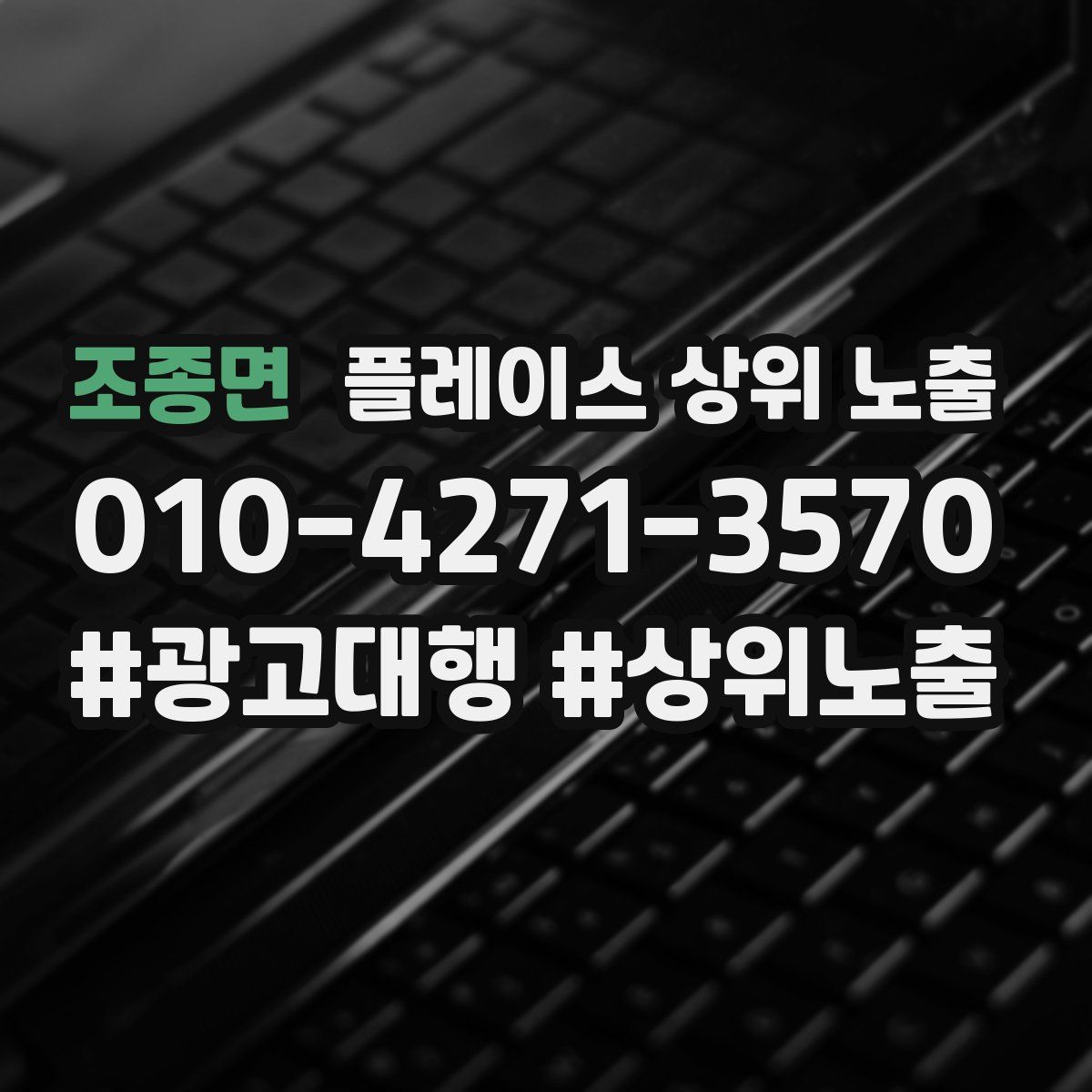 조종면 플레이스 상위 노출
