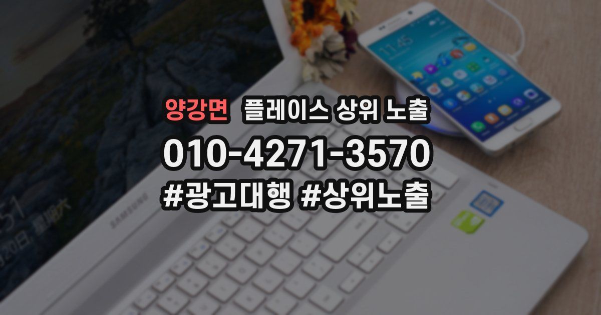 양강면 플레이스 상위 노출