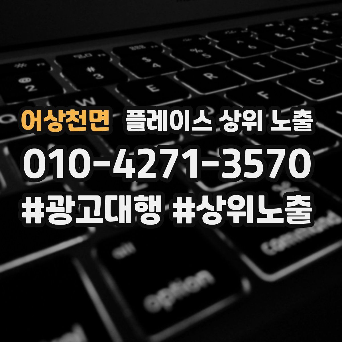 어상천면 플레이스 상위 노출