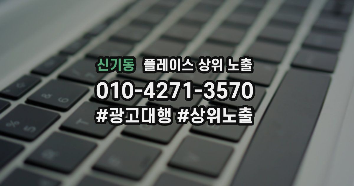 신기동 플레이스 상위 노출